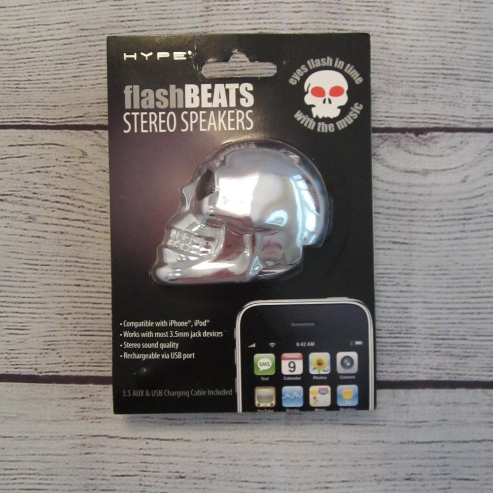 Hype Flash Beats Skull Speaker